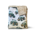 Green tractor beige back