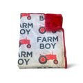 Farm boy red tractor