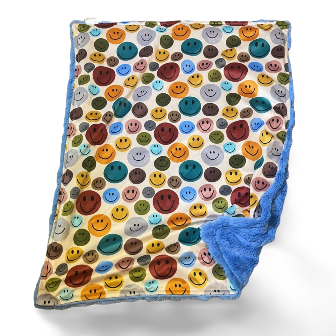 Smiles Rainbow Baby Blanket