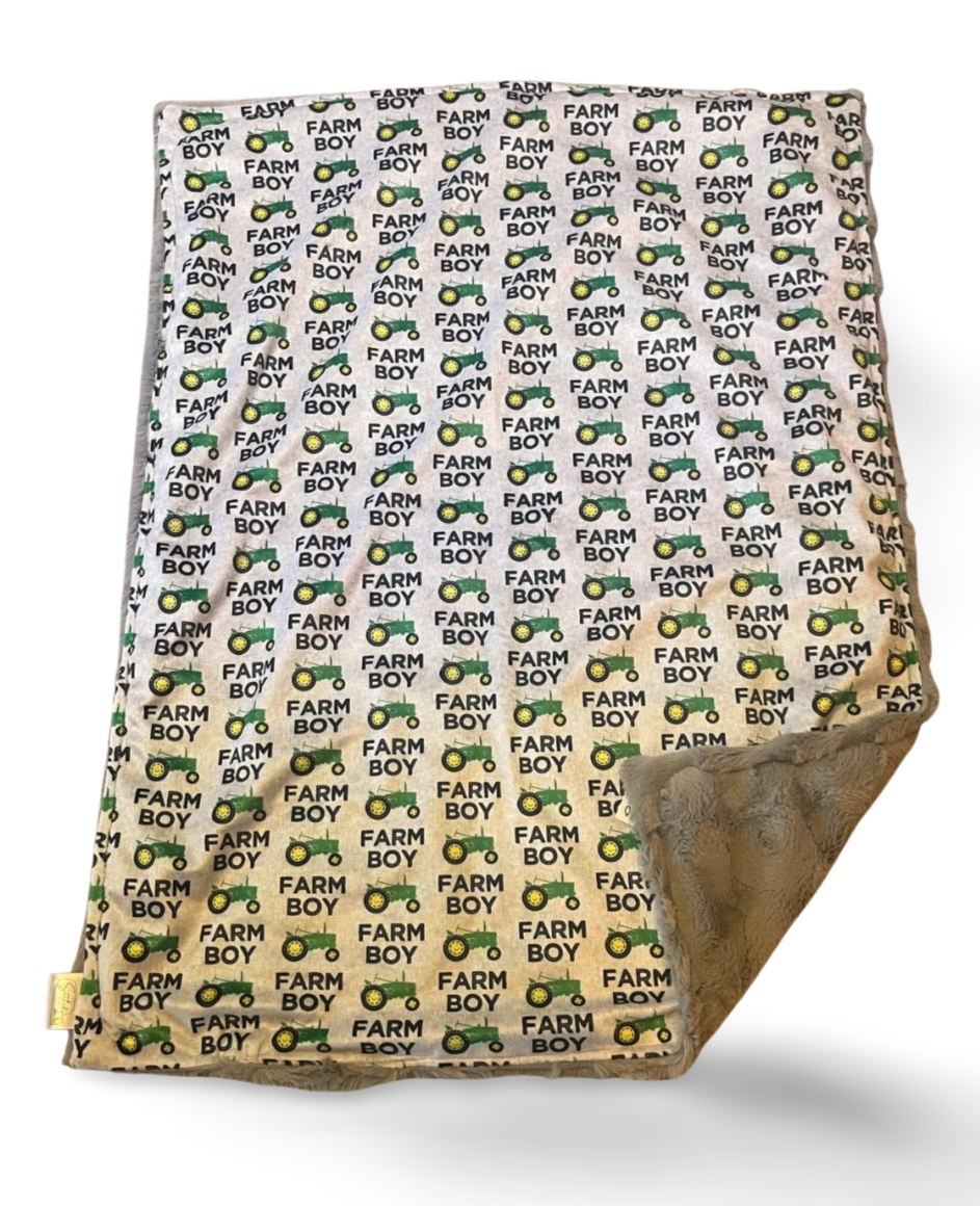 Farm Boy green tractor