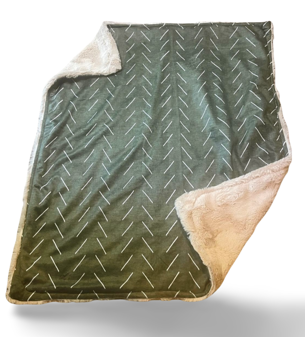 Green mud cloth