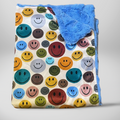 Smiles Rainbow Baby Blanket