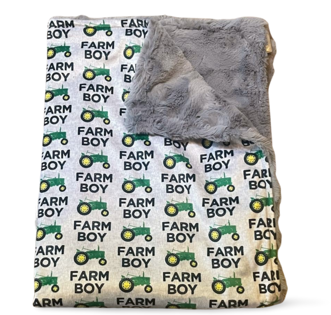 Farm Boy green tractor