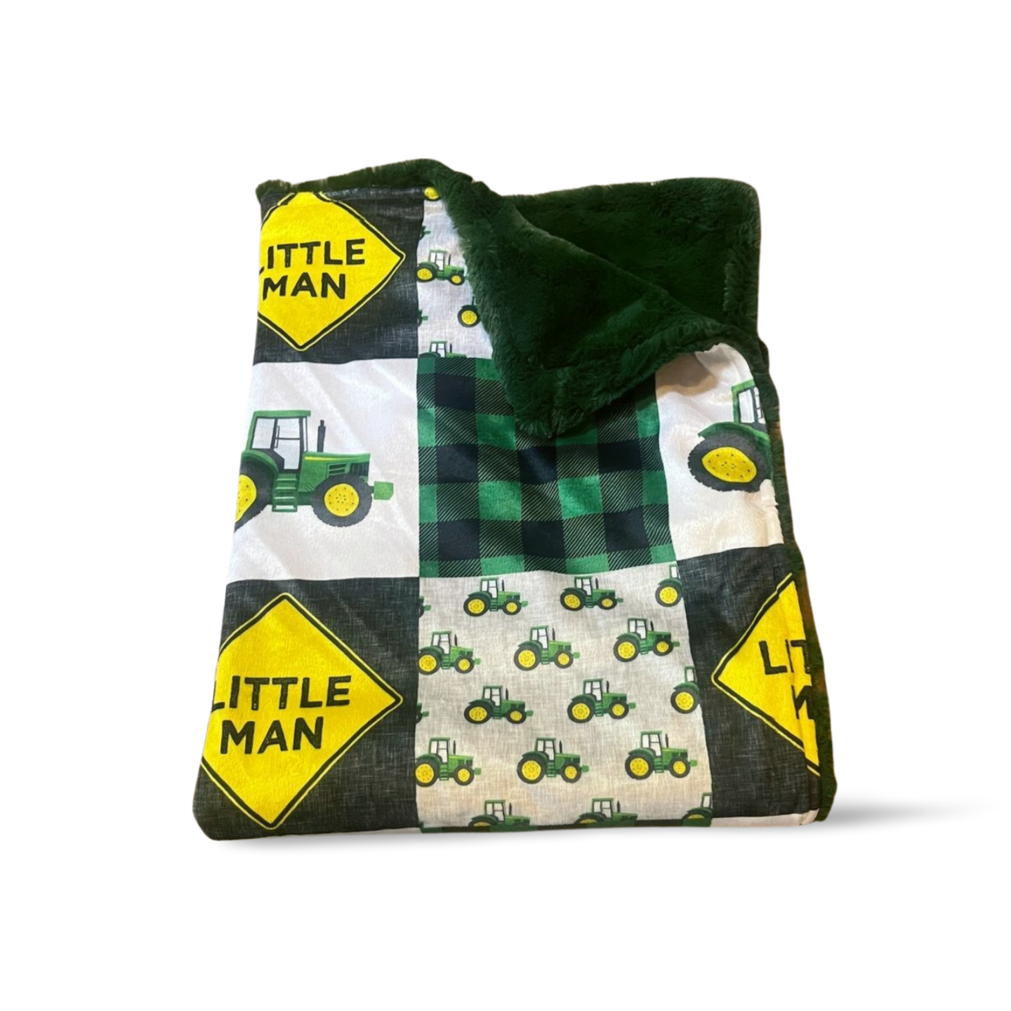 Green tractor little man