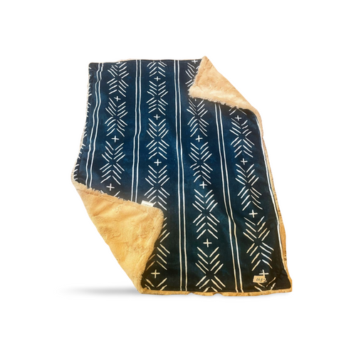 Blue mudcloth