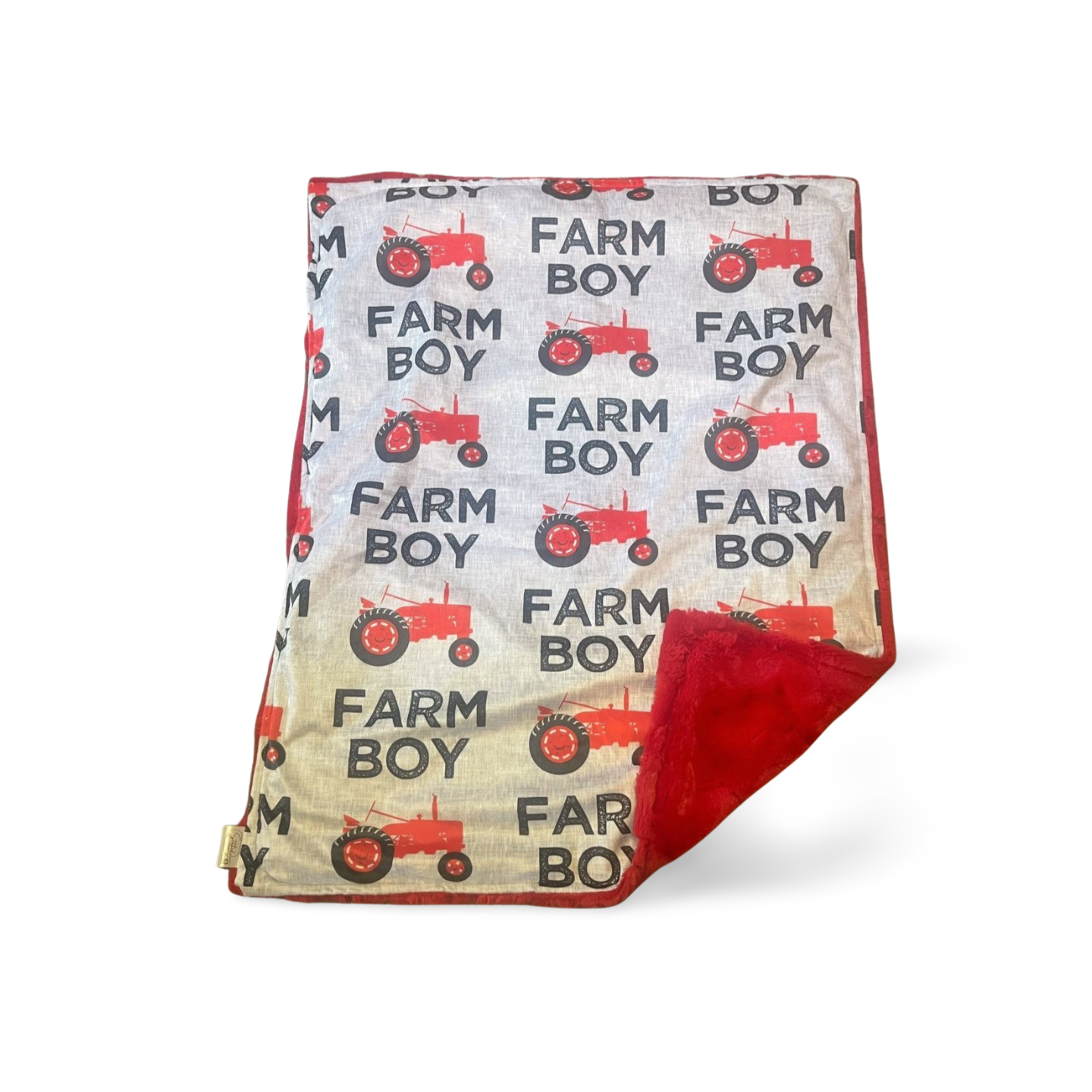 Farm Boy Red Tractor