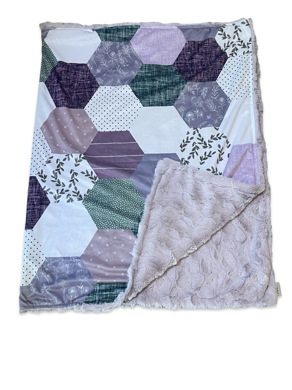Purple hexagons