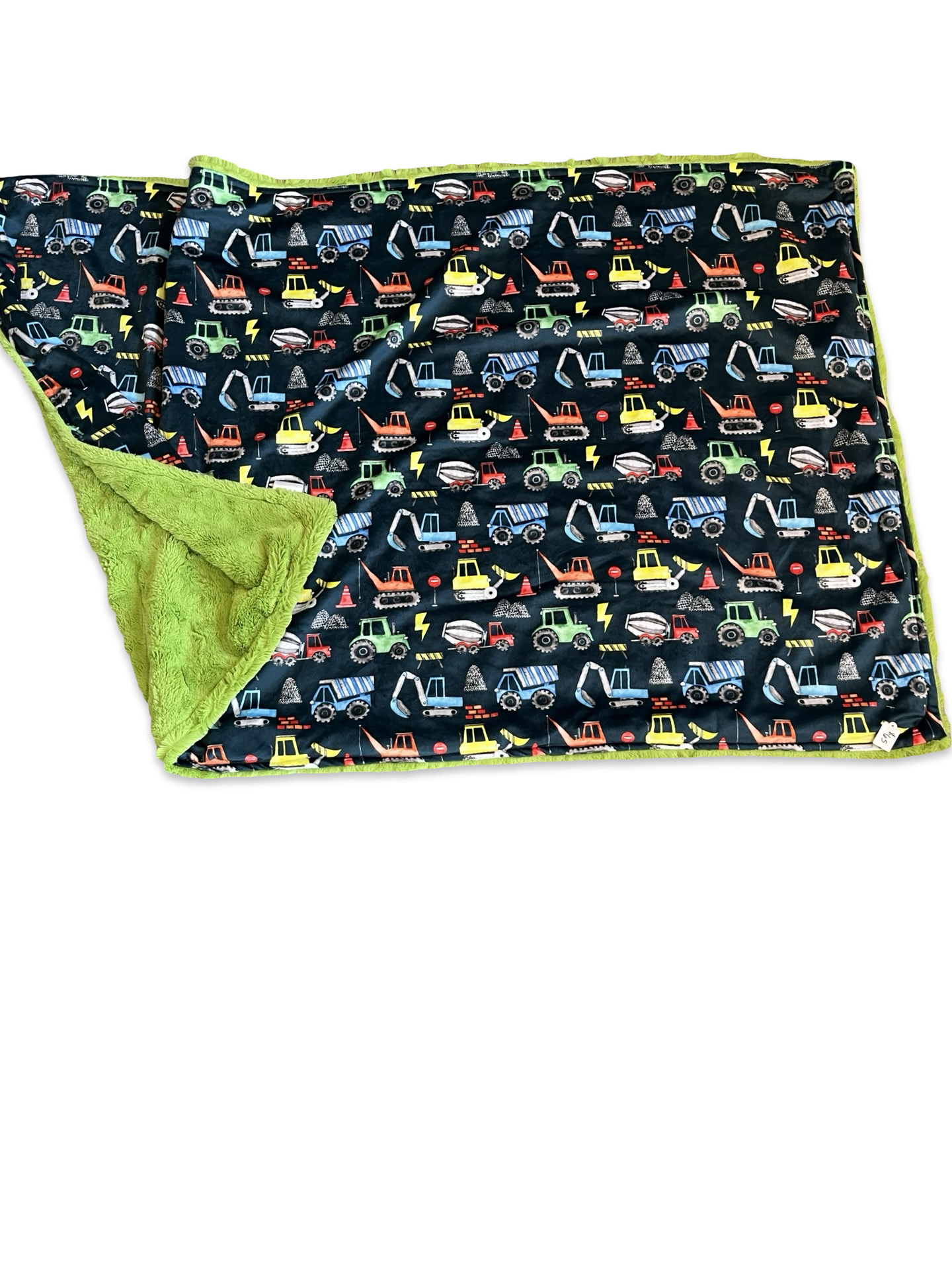 Construction lime green back