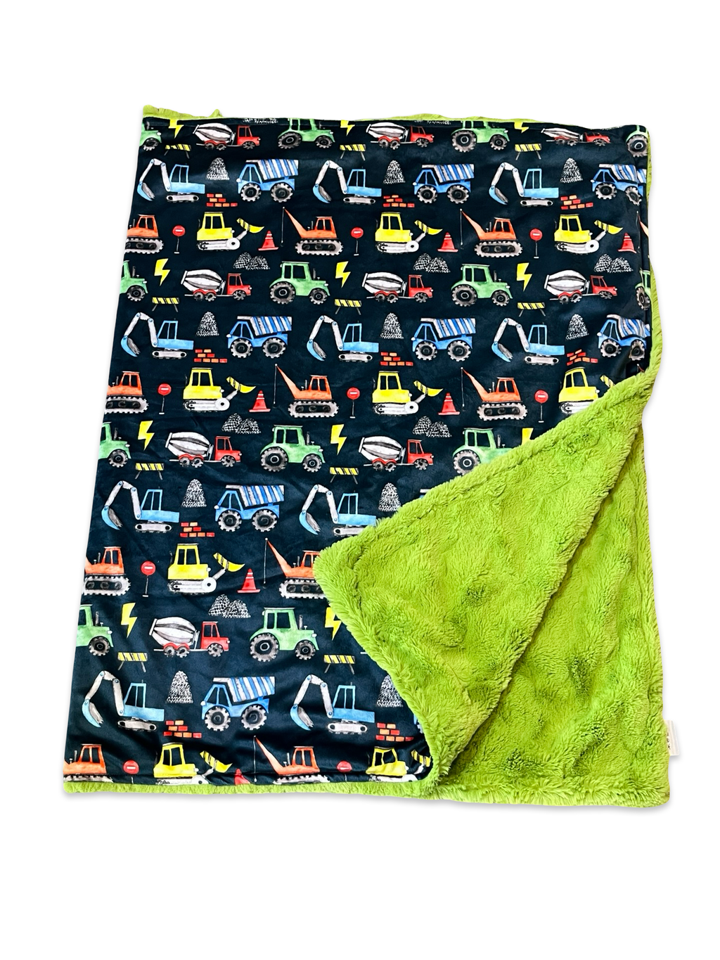 Construction lime green back